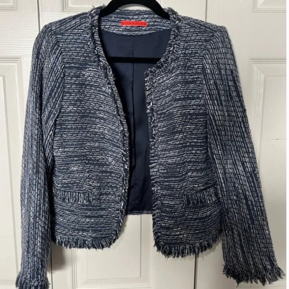 Alice + Olivia Tweed Jacket
